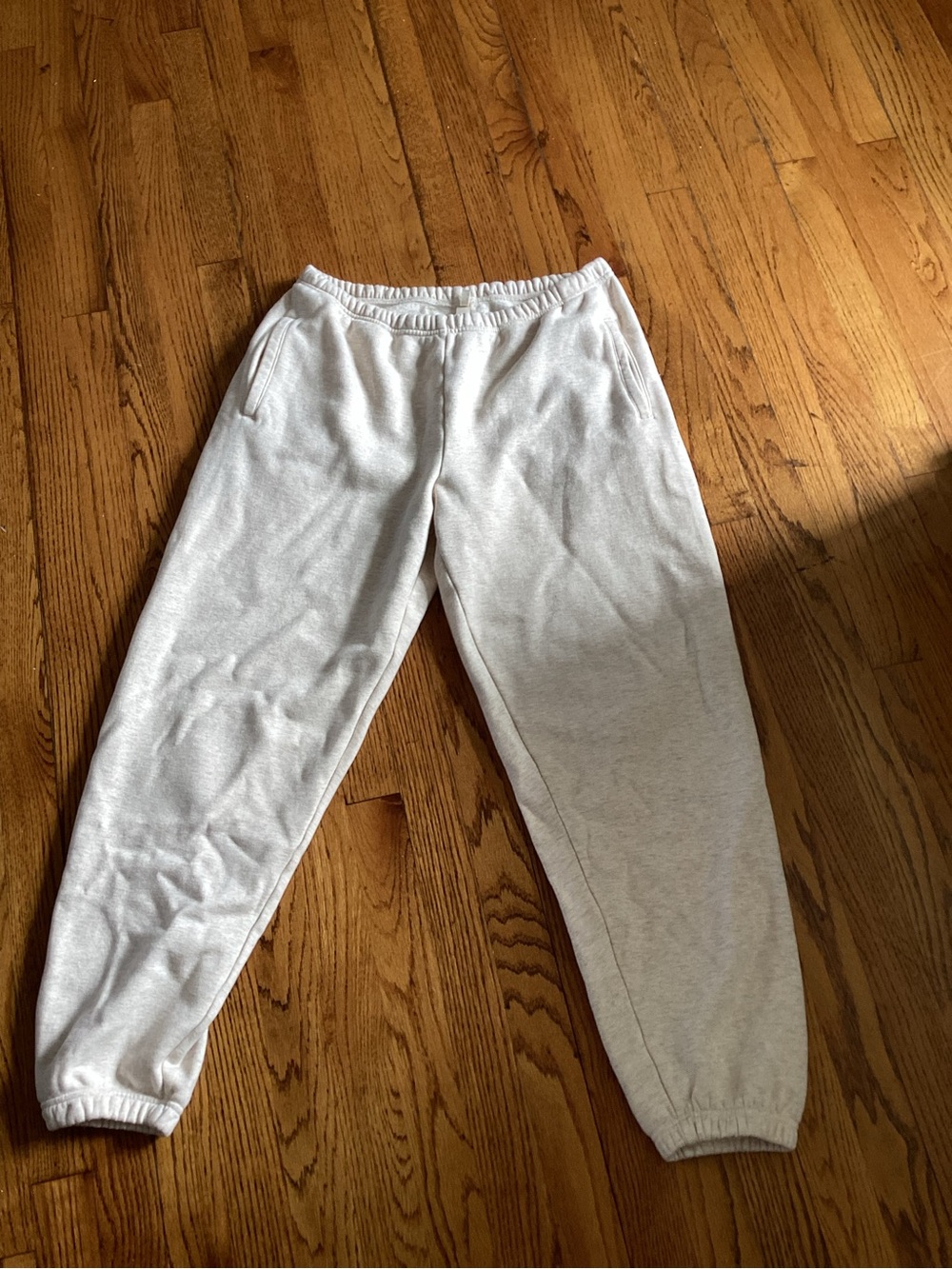 Skims Oatmeal Heather Colored Sweatpants Joggers Size Medium